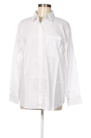 Дамска риза H&M, Размер S, Цвят Бял, Памук, Цена 96,00 лв.
