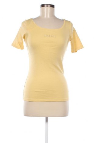 Дамска тениска Esprit, Размер XS, Цвят Жълт, Памук, Цена 57,00 лв.