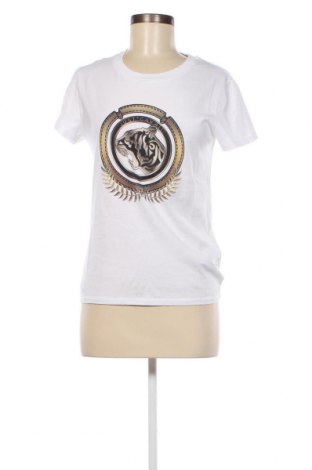 Дамска тениска Just Cavalli, Размер S, Цвят Бял, Памук, Цена 195,00 лв.
