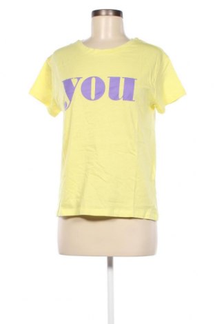 Γυναικείο t-shirt Teddy Smith, Μέγεθος XS, Χρώμα Κίτρινο, Τιμή 5,88 €