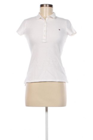Дамска тениска Tommy Hilfiger, Размер XXS, Цвят Бял, 96% памук, 4% еластан, Цена 137,00 лв.