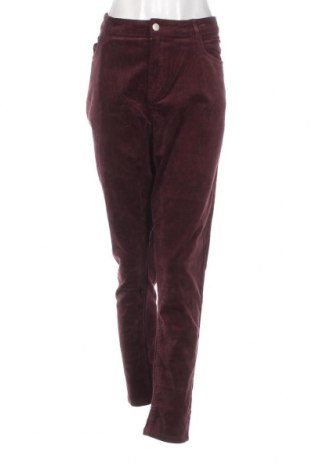 Γυναικείο κοτλέ παντελόνι Unit, Μέγεθος XXL, Χρώμα Κόκκινο, Τιμή 19,49 €