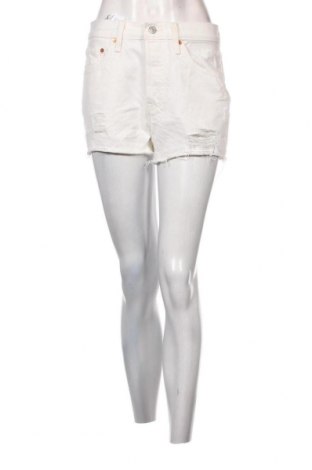 Дамски къс панталон Levi's, Размер M, Цвят Бял, Памук, Цена 127,00 лв.