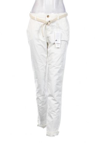 Дамски панталон Esprit, Размер S, Цвят Бял, 89% памук, 11% еластан, Цена 98,60 лв.