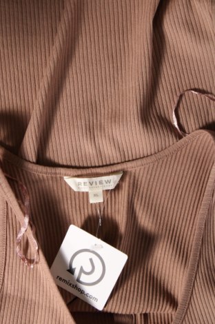 Tricou de damă Review, Mărime XL, Culoare Bej, Preț 41,25 Lei