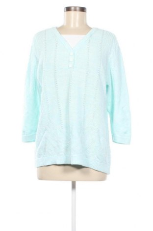 Γυναικείο πουλόβερ Christopher & Banks, Μέγεθος XL, Χρώμα Μπλέ, Τιμή 2,82 €