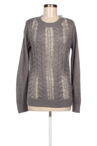 Дамски пуловер Conbipel, Размер L, Цвят Сив, 98% акрил, 1% полиестер, 1% метални нишки, Цена 53,00 лв.
