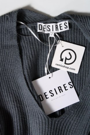Γυναικείο πουλόβερ Desires, Μέγεθος L, Χρώμα Μπλέ, Τιμή 69,59 €