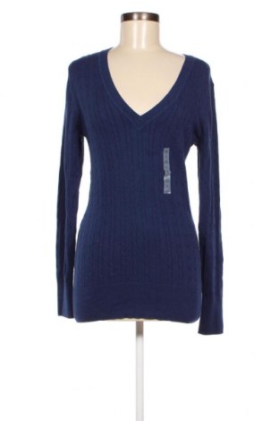 Дамски пуловер Old Navy, Размер L, Цвят Син, 92% памук, 5% полиамид, 3% еластан, Цена 135,00 лв.