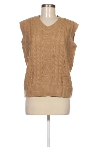 Дамски пуловер SHEIN, Размер S, Цвят Бежов, Акрил, Цена 36,00 лв.
