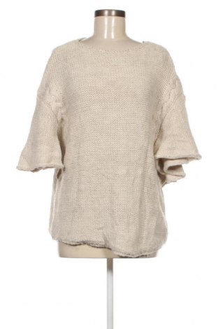 Γυναικείο πουλόβερ Zara Knitwear, Μέγεθος M, Χρώμα Λευκό, Τιμή 3,61 €