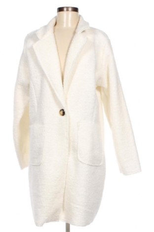 Γυναικείο παλτό Made In Italy, Μέγεθος L, Χρώμα Λευκό, Τιμή 38,35 €