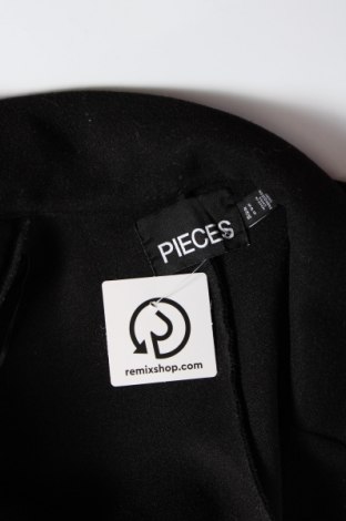 Γυναικείο παλτό Pieces, Μέγεθος S, Χρώμα Μαύρο, Τιμή 88,66 €