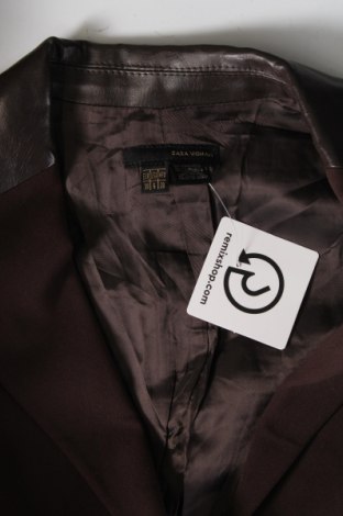 Дамско сако Zara, Размер M, Цвят Кафяв, Цена 9,00 лв.