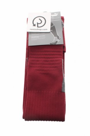 Детски спортни чорапи PUMA, Размер 11-12y/ 152-158 см, Цвят Червен, Цена 26,00 лв.