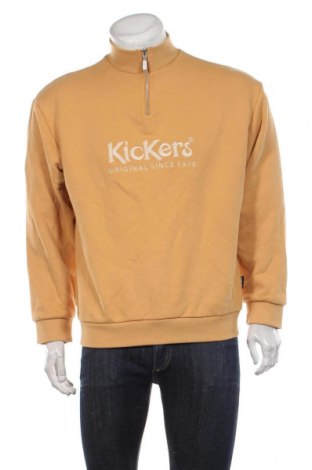 Мъжка блуза Kickers, Размер S, Цвят Бежов, Памук, Цена 96,00 лв.