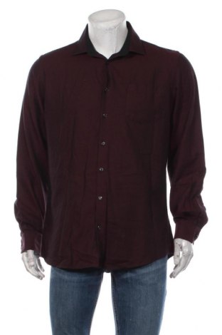 Ανδρικό πουκάμισο Dressmann, Μέγεθος L, Χρώμα Κόκκινο, Τιμή 21,65 €