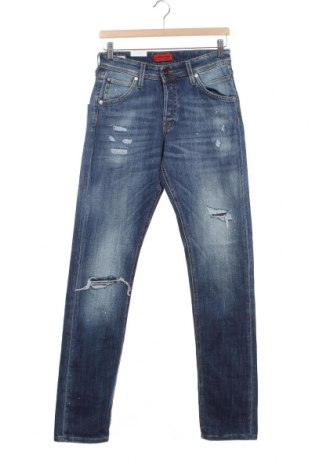 Мъжки дънки Jack & Jones, Размер XS, Цвят Син, 99% памук, 1% еластан, Цена 98,60 лв.