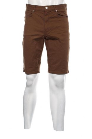 Мъжки къс панталон H&M, Размер M, Цвят Кафяв, 98% памук, 2% еластан, Цена 38,00 лв.