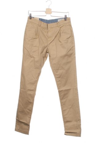 Мъжки панталон Tom Tailor, Размер S, Цвят Бежов, 98% памук, 2% еластан, Цена 116,00 лв.