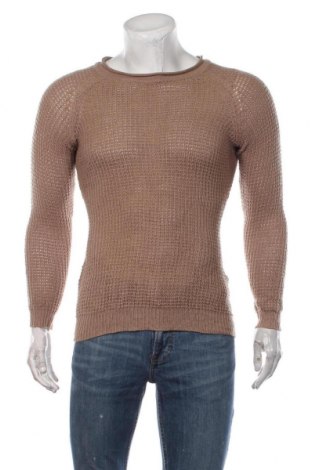 Ανδρικό πουλόβερ Ambiance Apparel, Μέγεθος S, Χρώμα  Μπέζ, Τιμή 22,27 €
