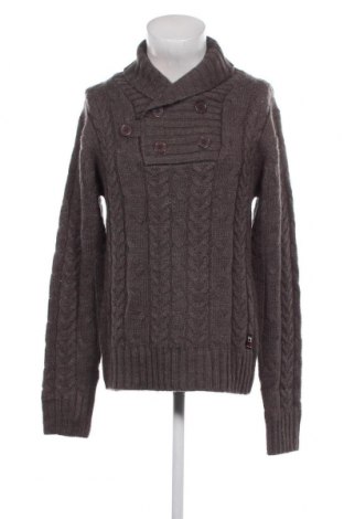 Ανδρικό πουλόβερ Inside, Μέγεθος L, Χρώμα Γκρί, Τιμή 22,27 €
