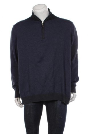Ανδρικό πουλόβερ Walbusch, Μέγεθος XXL, Χρώμα Μπλέ, Τιμή 38,35 €
