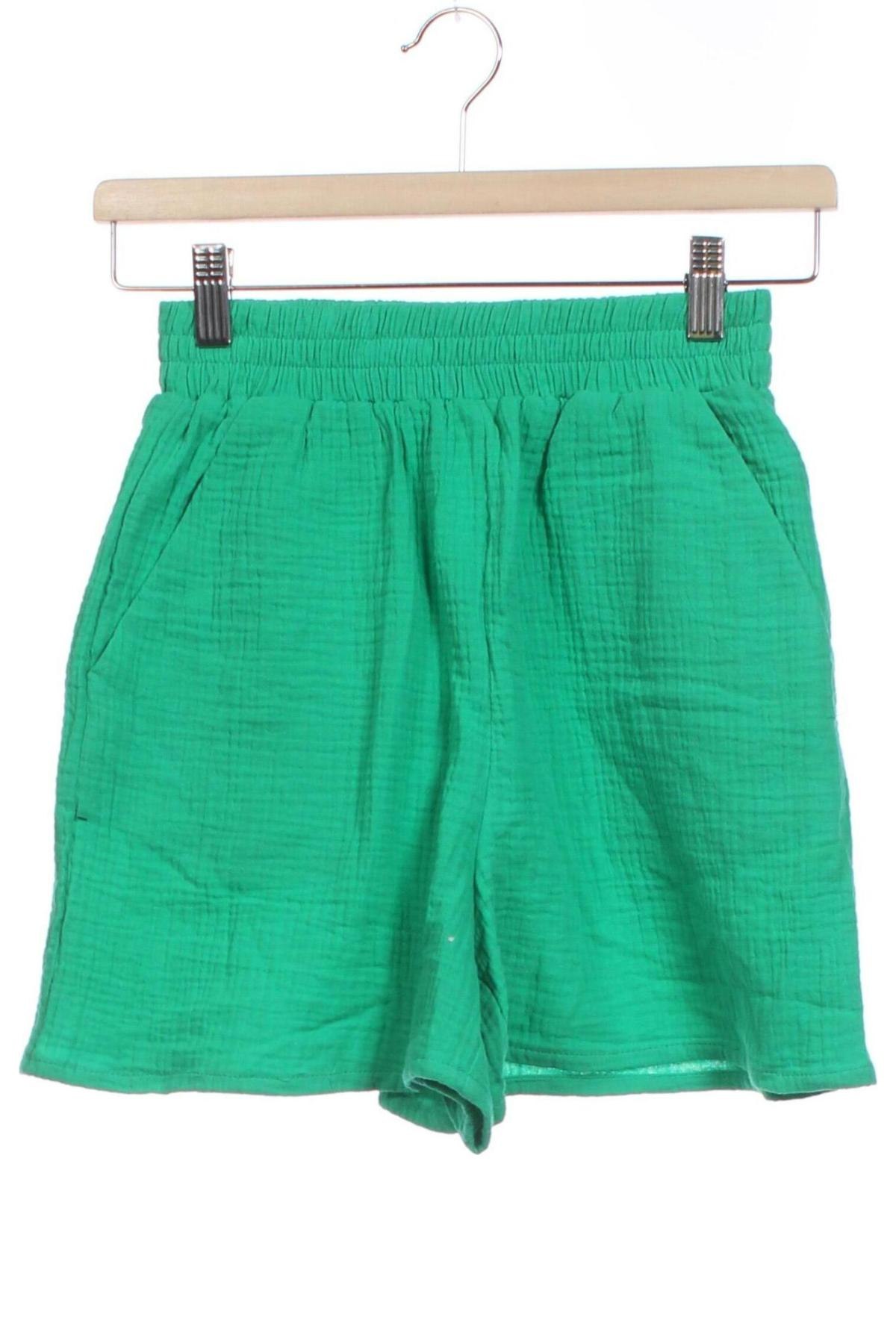 Pantaloni scurți de femei Review, Mărime XS, Culoare Verde, Preț 66,32 Lei