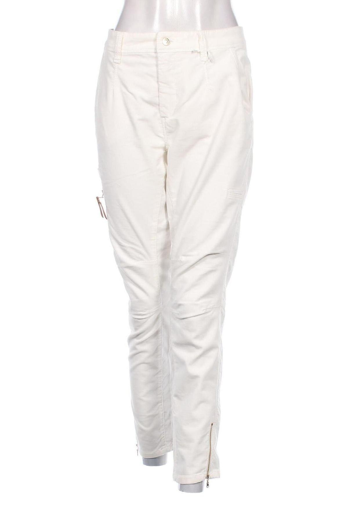 Γυναικείο παντελόνι Mac, Μέγεθος L, Χρώμα Λευκό, Τιμή 75,26 €