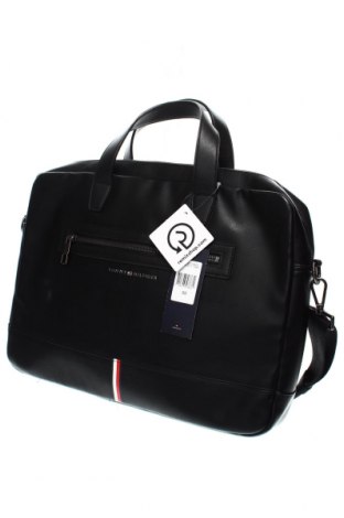 Чанта за лаптоп Tommy Hilfiger, Цвят Черен, Цена 193,20 лв.