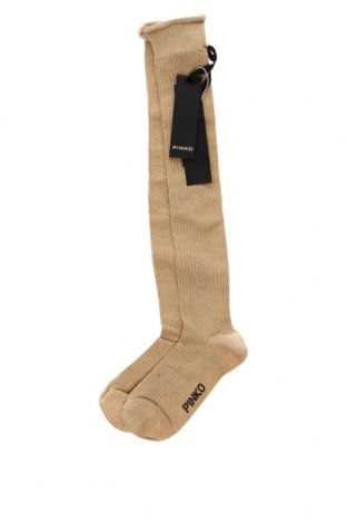 Чорапи Pinko, Размер M, Цвят Бежов, Цена 129,00 лв.
