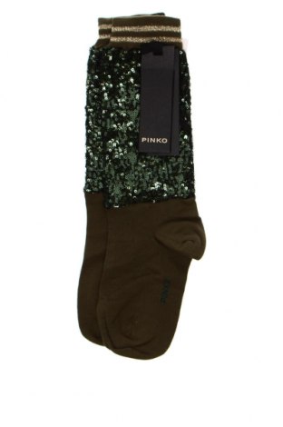 Чорапи Pinko, Размер M, Цвят Зелен, Цена 73,53 лв.