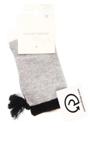 Чорапи Women'secret Maternity, Размер M, Цвят Сив, Цена 7,26 лв.