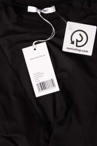 Γυναικεία μπλούζα-Κορμάκι About You, Μέγεθος M, Χρώμα Μαύρο, Τιμή 20,62 €