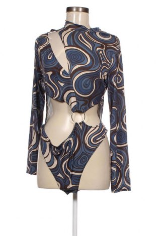 Γυναικεία μπλούζα-Κορμάκι Boohoo, Μέγεθος L, Χρώμα Πολύχρωμο, Τιμή 5,91 €
