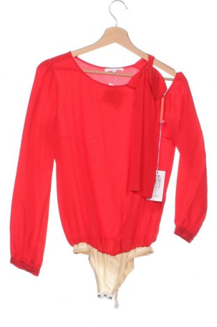 Дамска блуза - боди Patrizia Pepe, Размер XS, Цвят Червен, Цена 139,26 лв.