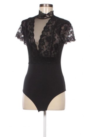 Γυναικεία μπλούζα-Κορμάκι Pieces, Μέγεθος L, Χρώμα Μαύρο, Τιμή 20,62 €