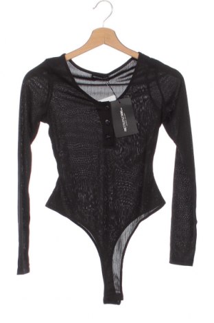 Γυναικεία μπλούζα-Κορμάκι Pretty Little Thing, Μέγεθος XS, Χρώμα Μαύρο, Τιμή 6,55 €