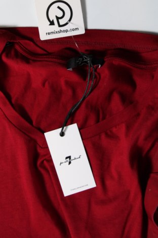 Γυναικεία μπλούζα 7 For All Mankind, Μέγεθος L, Χρώμα Κόκκινο, Τιμή 66,34 €