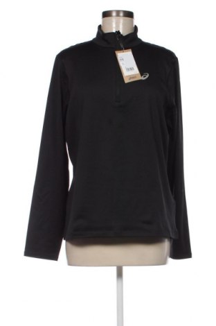Дамска блуза ASICS, Размер L, Цвят Черен, Цена 43,20 лв.