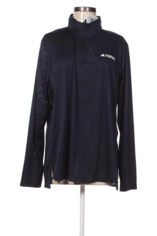 Γυναικεία μπλούζα Adidas, Μέγεθος 3XL, Χρώμα Μπλέ, Τιμή 11,88 €