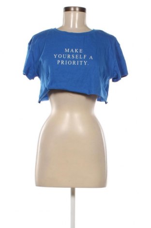Γυναικεία μπλούζα Bershka, Μέγεθος M, Χρώμα Μπλέ, Τιμή 5,12 €