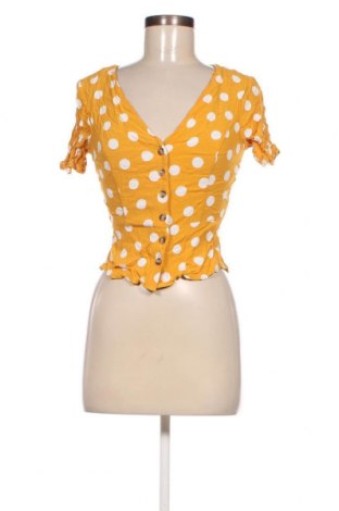 Γυναικεία μπλούζα Bershka, Μέγεθος M, Χρώμα Κίτρινο, Τιμή 4,70 €