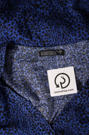 Γυναικεία μπλούζα Blind Date, Μέγεθος S, Χρώμα Μπλέ, Τιμή 2,82 €