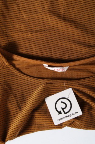 Дамска блуза Camaieu, Размер XL, Цвят Кафяв, Цена 19,00 лв.