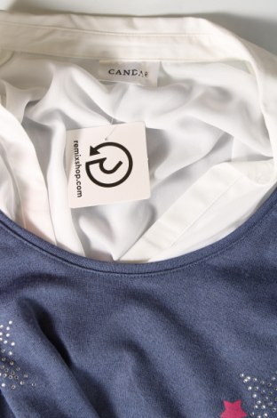 Γυναικεία μπλούζα Canda, Μέγεθος L, Χρώμα Μπλέ, Τιμή 3,29 €