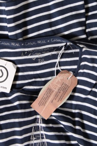 Γυναικεία μπλούζα Casualwear, Μέγεθος 3XL, Χρώμα Μπλέ, Τιμή 19,18 €