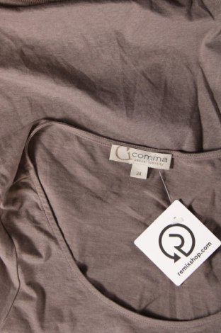 Γυναικεία μπλούζα Comma,, Μέγεθος XS, Χρώμα  Μπέζ, Τιμή 3,15 €