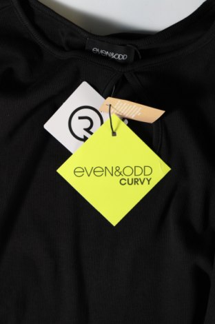 Γυναικεία μπλούζα Even&Odd, Μέγεθος 3XL, Χρώμα Μαύρο, Τιμή 4,79 €