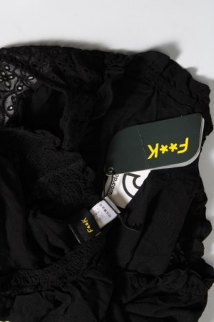 Γυναικεία μπλούζα F**k, Μέγεθος M, Χρώμα Μαύρο, Τιμή 5,94 €